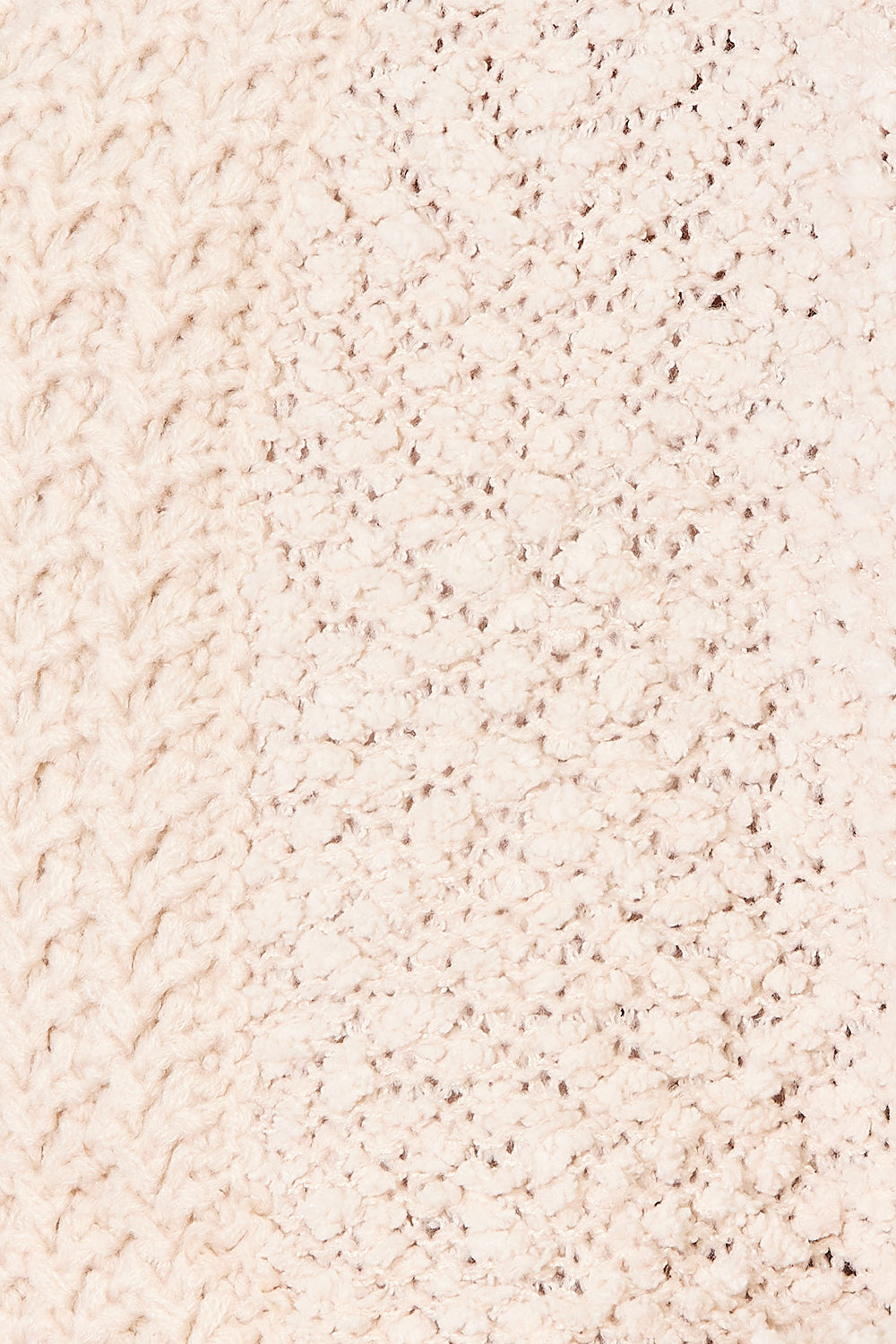 Cream Textured Knit Cardigan, view 10