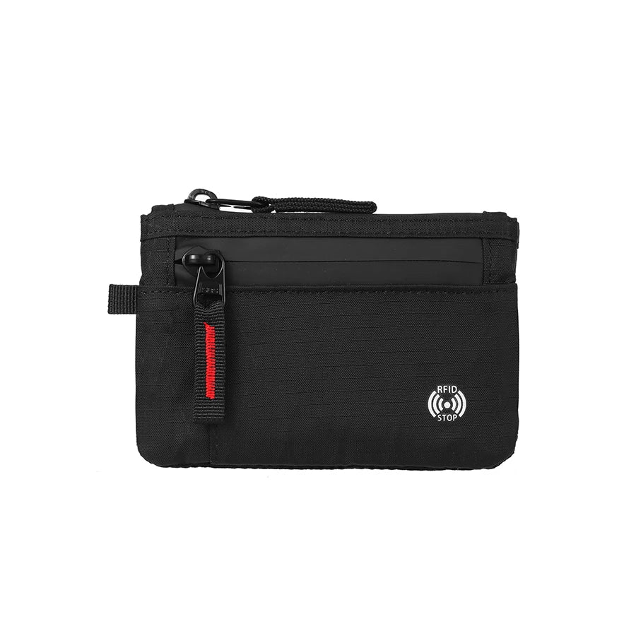 RFID Zip Card Holder, front