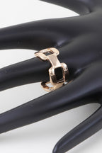 Chain Link Statement Ring in Gold