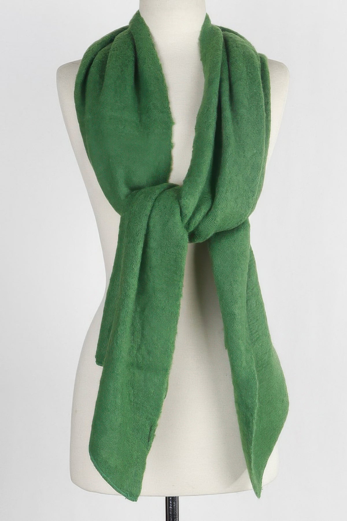 Soft Cotton Wrap Scarf in Green