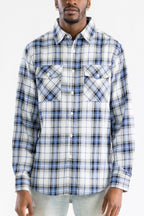 White Sky men's plaid flannel shirt